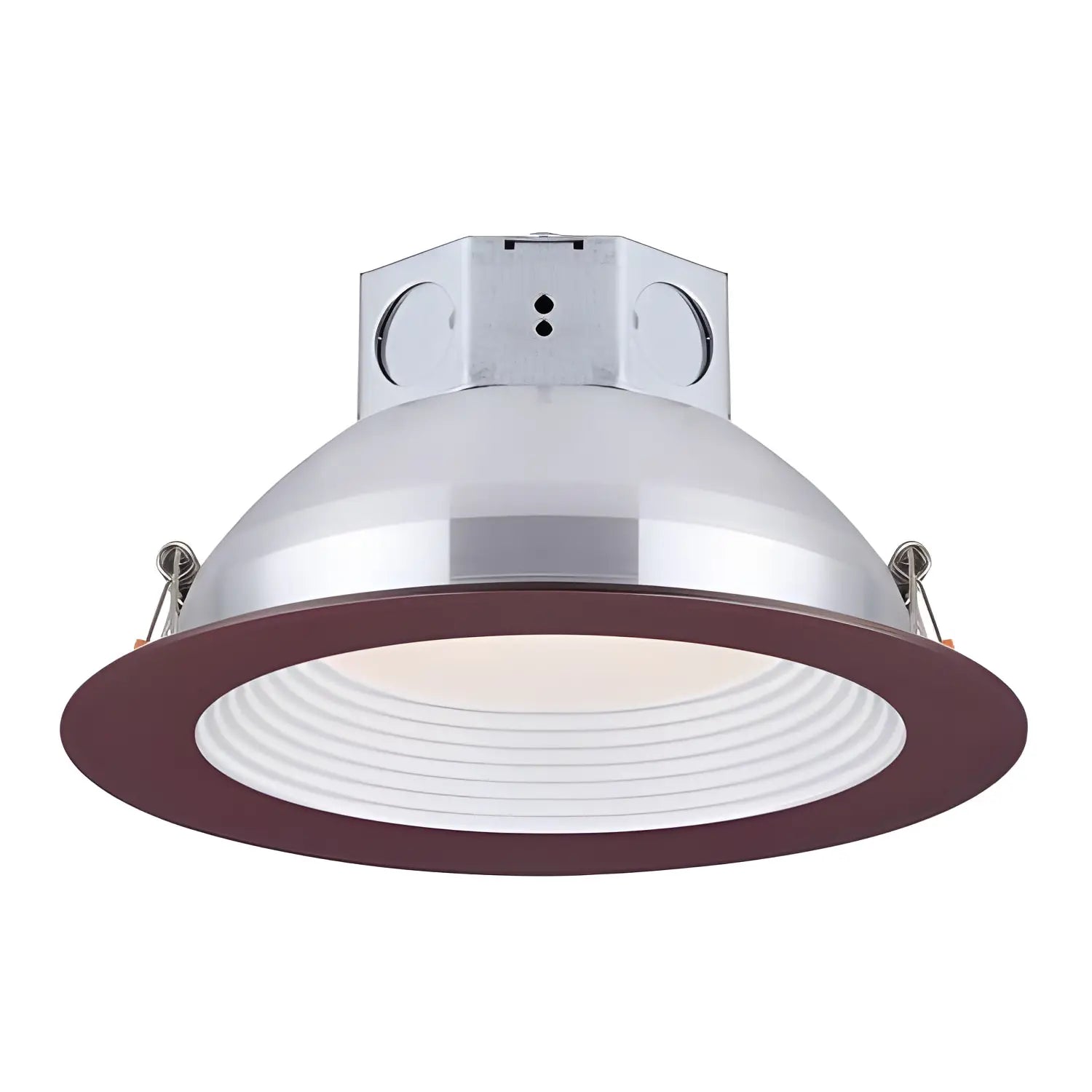 4’’ 9W LED Recessed Baffle Light With Self-Junction Box - Bronze / 9 Watt LED - Ceiling Light