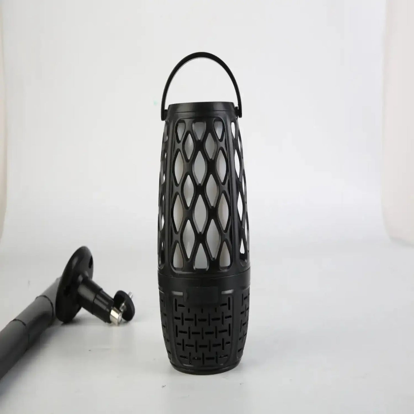 1Pc 4 In 1 Wireless 5.3 Outdoor Speaker IPX5 Waterproof Patio Speaker LED Flame Speaker With 3 Flame Light Modes Hook