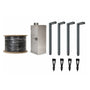 4-Light Brass Path Light LED Kit with 50W Transformer & 500ft Wire - Path Light LED Bundle Kit