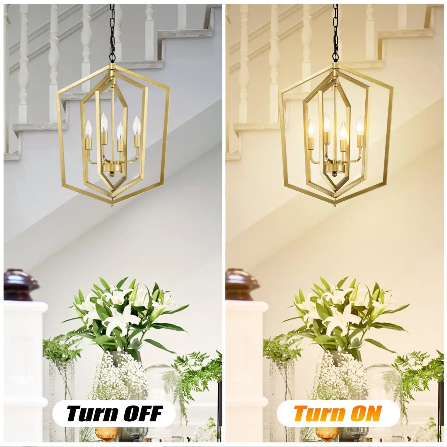 4 Light Farmhouse Kitchen Chandeliers Vintage Cage Light Fixture Adjustable Height Chandeliers For Dining Room Hallway