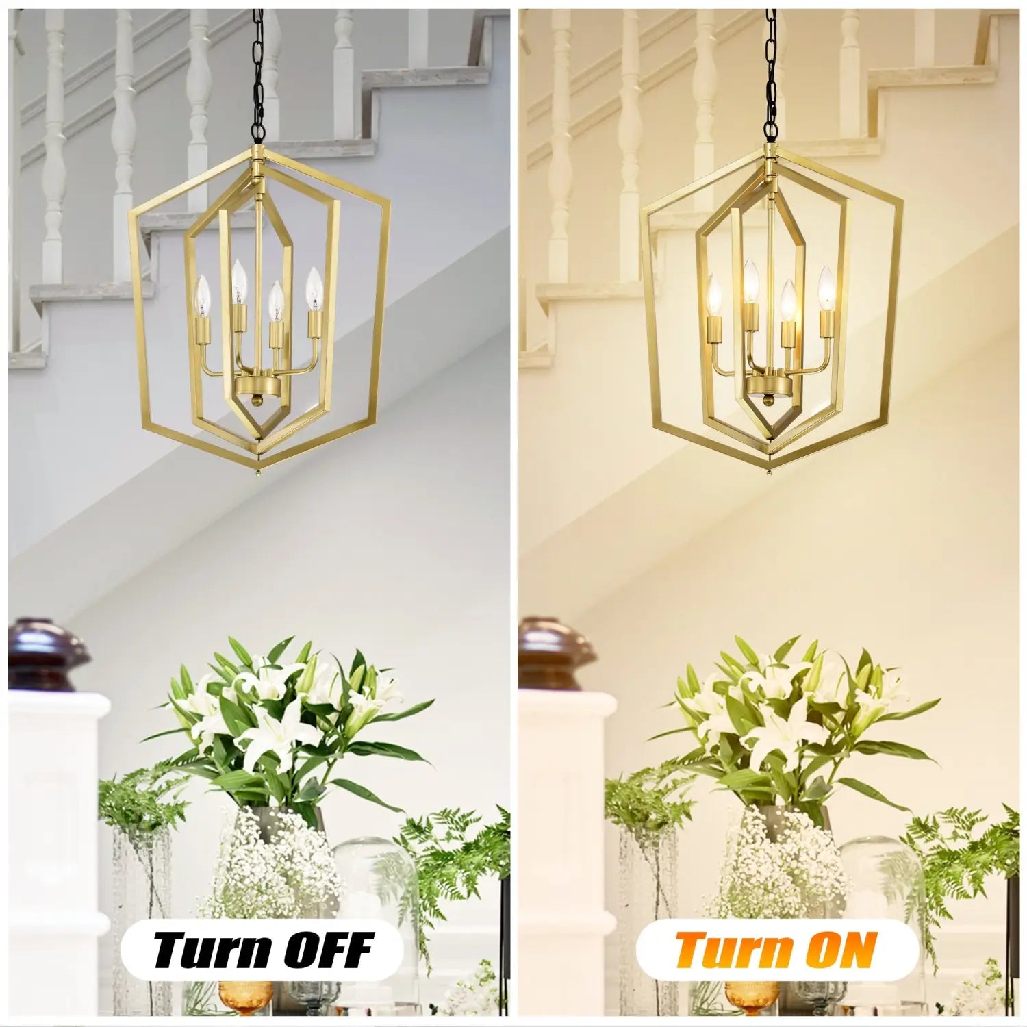4 Light Farmhouse Kitchen Chandeliers Vintage Cage Light Fixture Adjustable Height Chandeliers For Dining Room Hallway