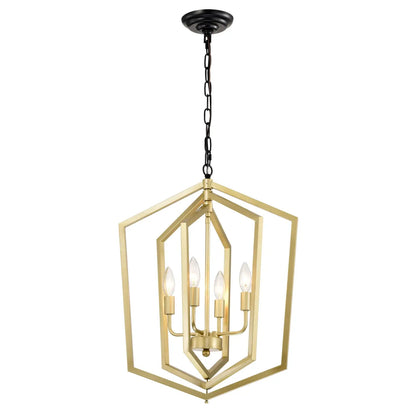 4 Light Farmhouse Kitchen Chandeliers Vintage Cage Light Fixture Adjustable Height Chandeliers For Dining Room Hallway