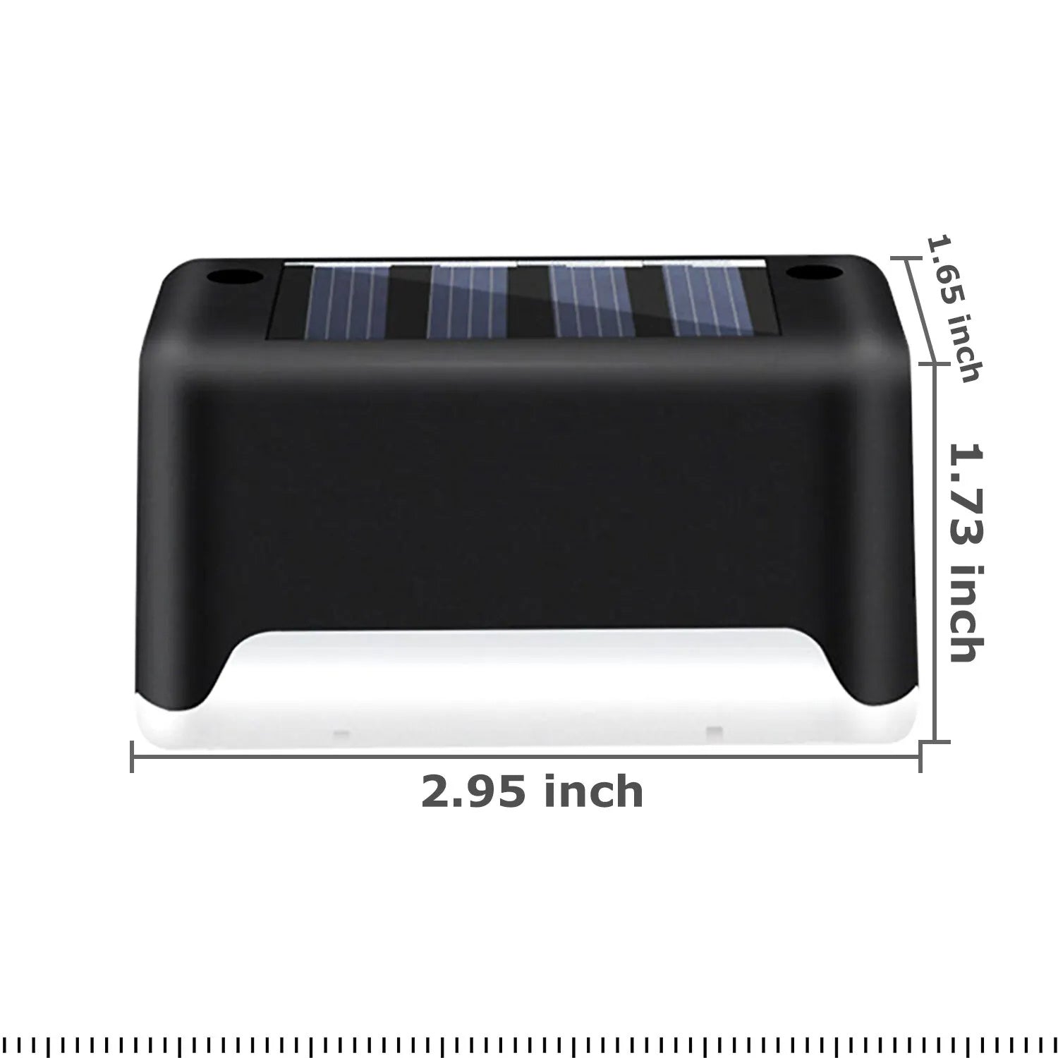 4 Solar LED Bright Deck Lights Outdoor Garden Patio Railing Decks Path Lighting Outdoor Garden Light Deck Lamp Solar