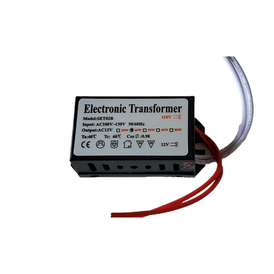 40W Halogen Electronic Transformer 120V / 12 V | Not for use with LED’s - Transformer