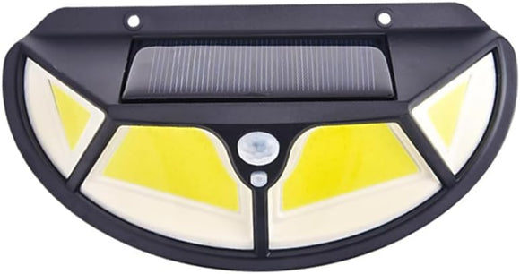 Outdoor Solar Wall Light Fixture - Motion-Activated - 2 Pack