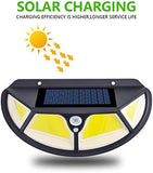 Outdoor Solar Wall Light Fixture - Motion-Activated