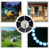 42 LED Solar Lights with Adjustable Brightness and IP55 Waterproof White 12V Hanging Light