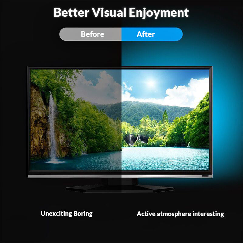 RGB 5V Background Light Strip with Remote Control