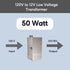 50W Low Voltage Landscape Lighting Transformer | 12V - 15V - 120 Volt / 12 Volt - 15 Volt / 50 Watt - Landscape