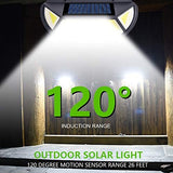 Outdoor Solar Wall Light Fixture - Motion-Activated - 2 Pack