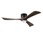 52’’ Ceiling Fan with Light for Bedroom 3 Blades Remote Control Matte Black Ceiling Fan