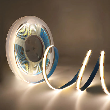 5V Low Voltage 12V COB LED Flexible Strip Light for Trough Lines - 4000K Natural White / 12V 5MM - Strip and Rope Light