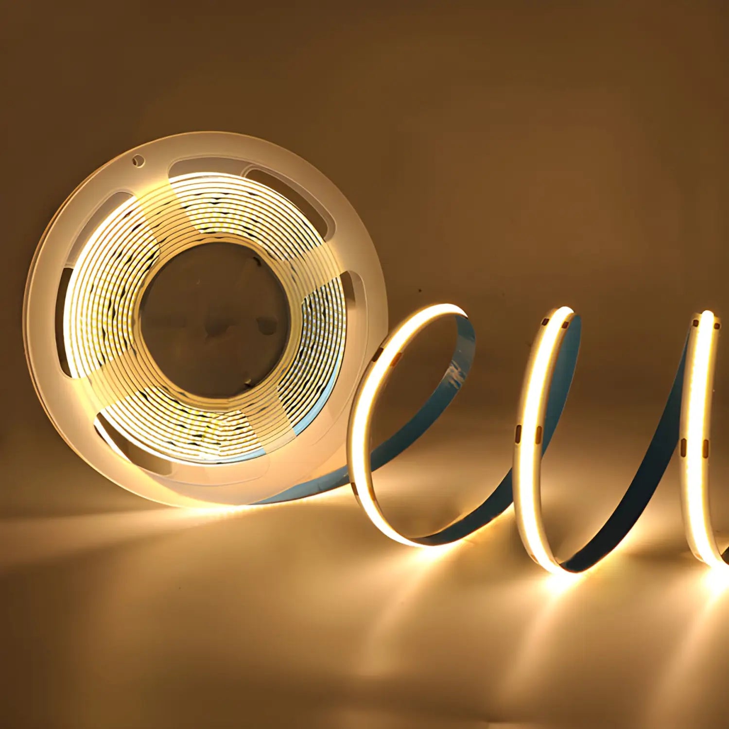 5V Low Voltage 12V COB LED Flexible Strip Light for Trough Lines - 3000K Warm White / 12V 5MM - Strip and Rope Light