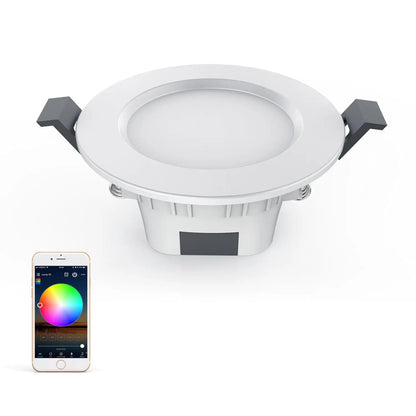 5W Indoor Smart Recessed Light Bluetooth Control Adjustable Brightness White Ceiling Light