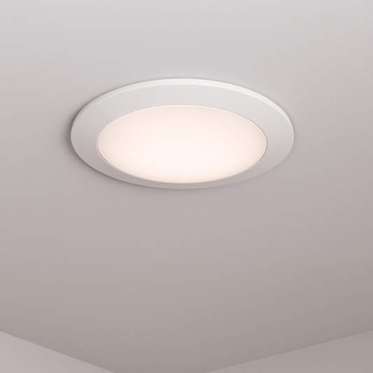 6’’ Bubble Lens Surface Mount LED Fixtures - 15 Watt LED - Ceiling Light
