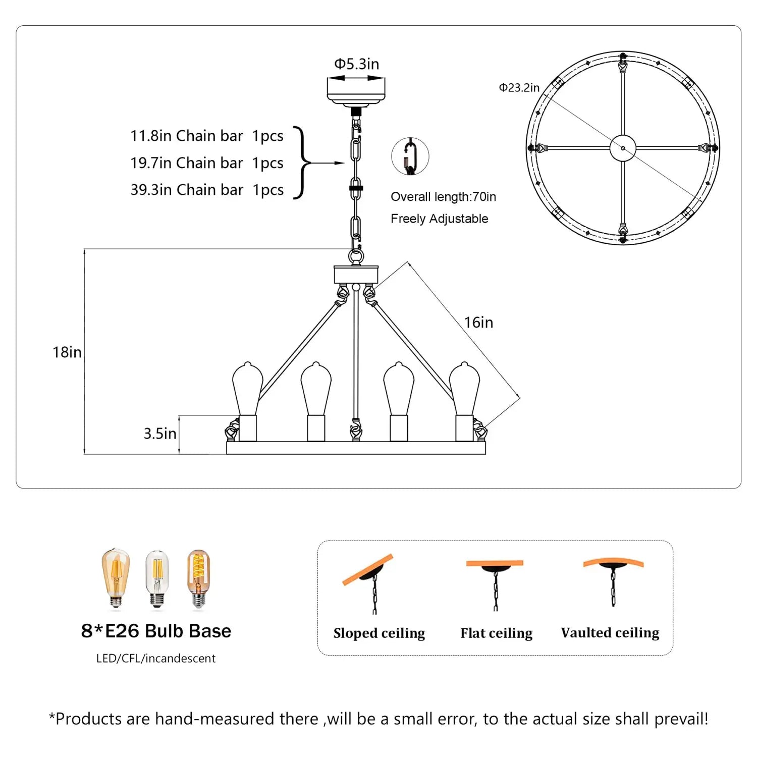 8 Light No Bulbs Matte Black Wagon Wheel Chandelier Farmhouse Modern Small Round Chandelier For Living Room Kitchen