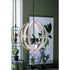 6-Light Wood Chandelier with Adjustable Chain for Kitchen & Entry - White - Hanging Light