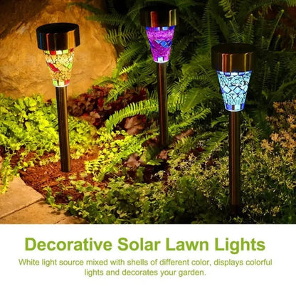 6-Pack Solar Pathway Light Outdoor for Garden & Landscape with Waterproof