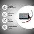 60W Electronic Halogen Transformer - 60 Watts / 12 Volts / New - Transformer