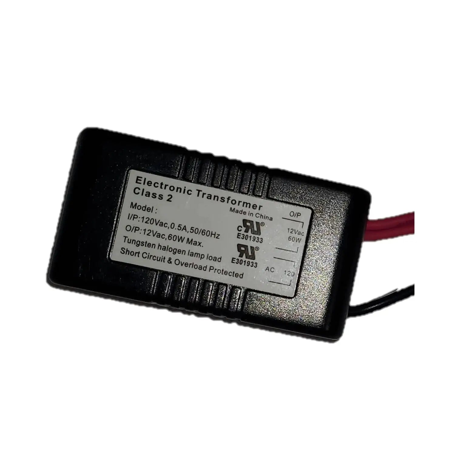 60W Halogen Potted Transformer Electronics - 120 Volt / 12 Volt / 60 Watt Max - Transformer
