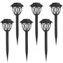 Decorative 6-Pack Water-Ripple Solar Light on Stake Set - 6Pack - Solar Light