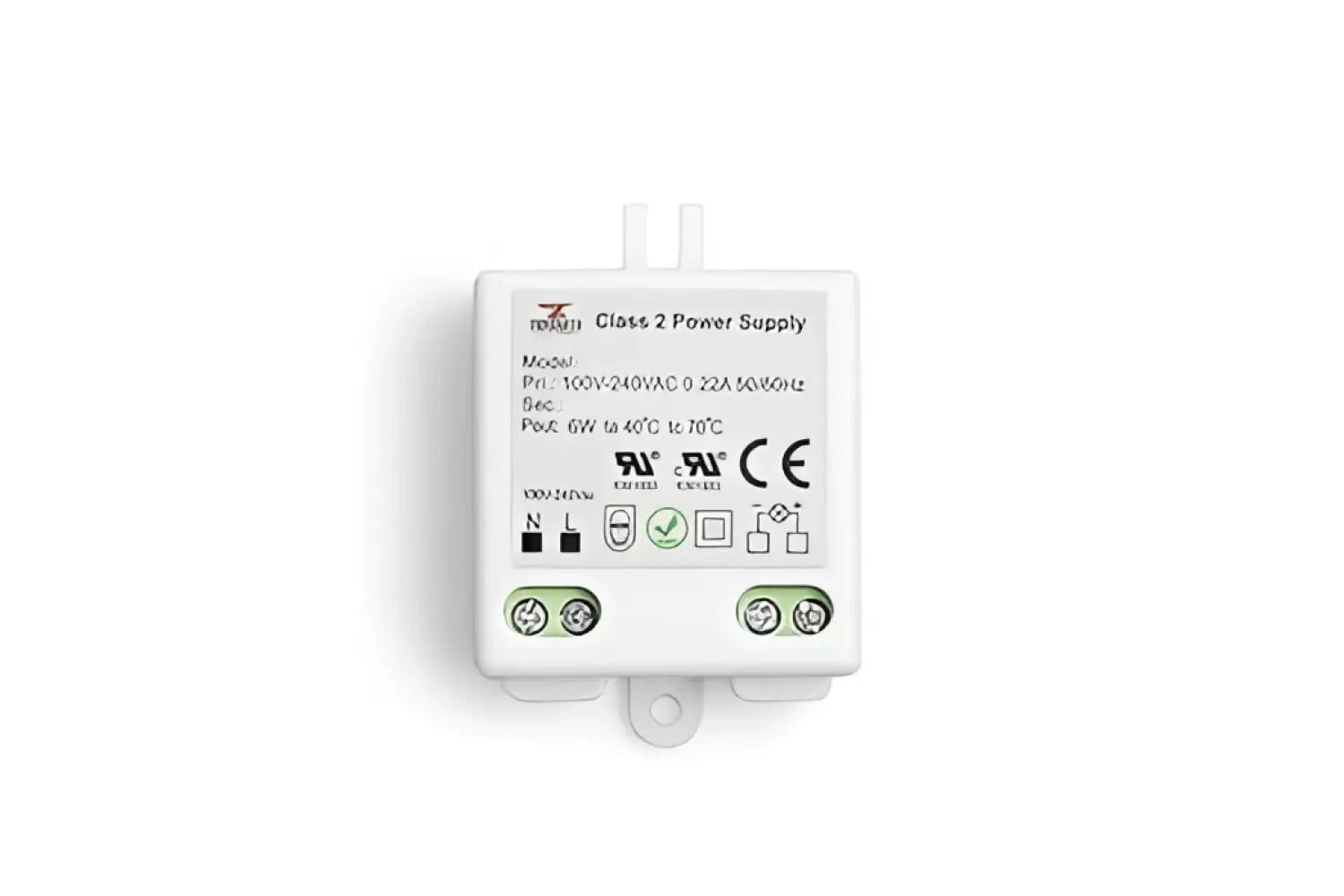 6W LED Driver Power Supply | 100-240V AC to 24V DC Constant Voltage - 100 Volts - 240 Volts / 24V / 6 Watt - LED Driver
