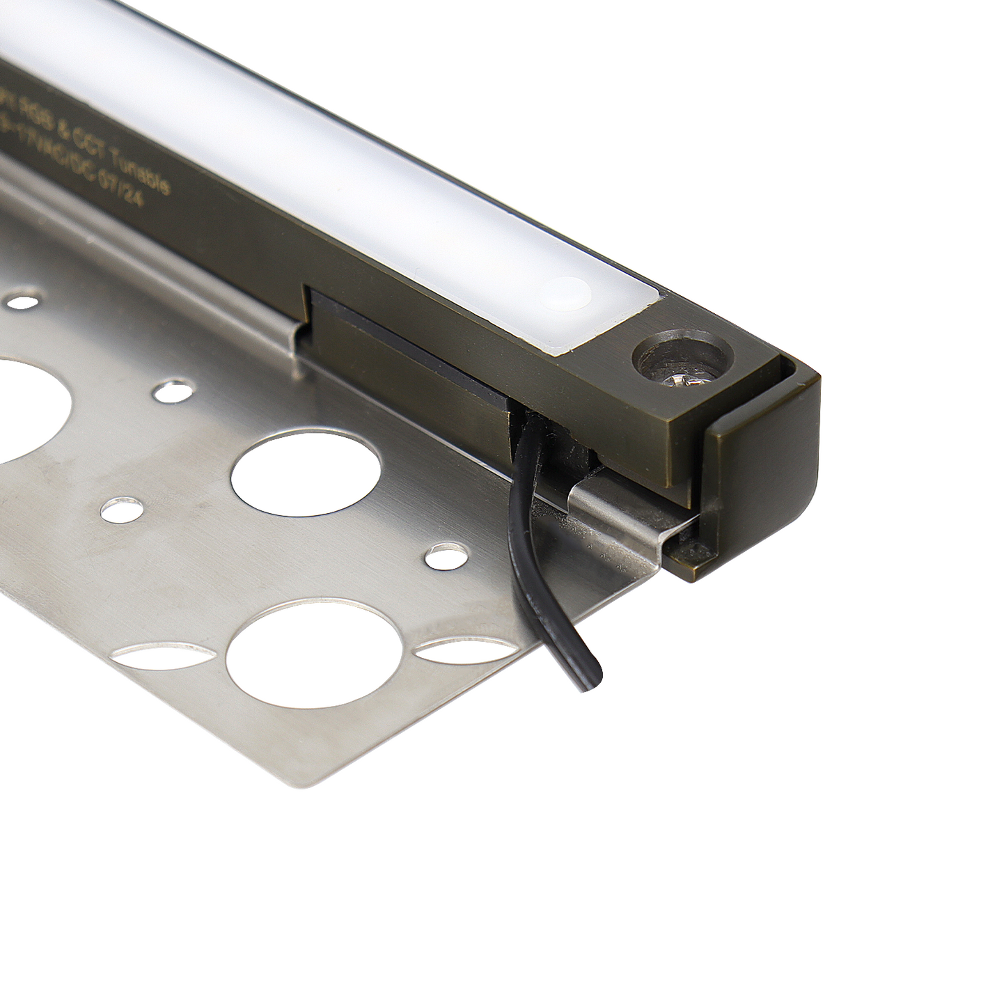 7’’ 12V Brass Waterproof Hardscape Paver Landscape Light with Replaceable LED - hardscape lights