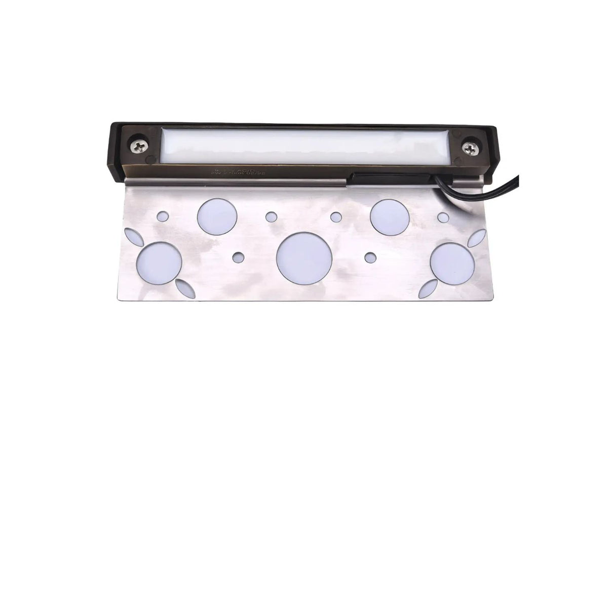 7’’ 12V Brass Waterproof Hardscape Paver Landscape Light with Replaceable LED - 2W 2700K - hardscape lights