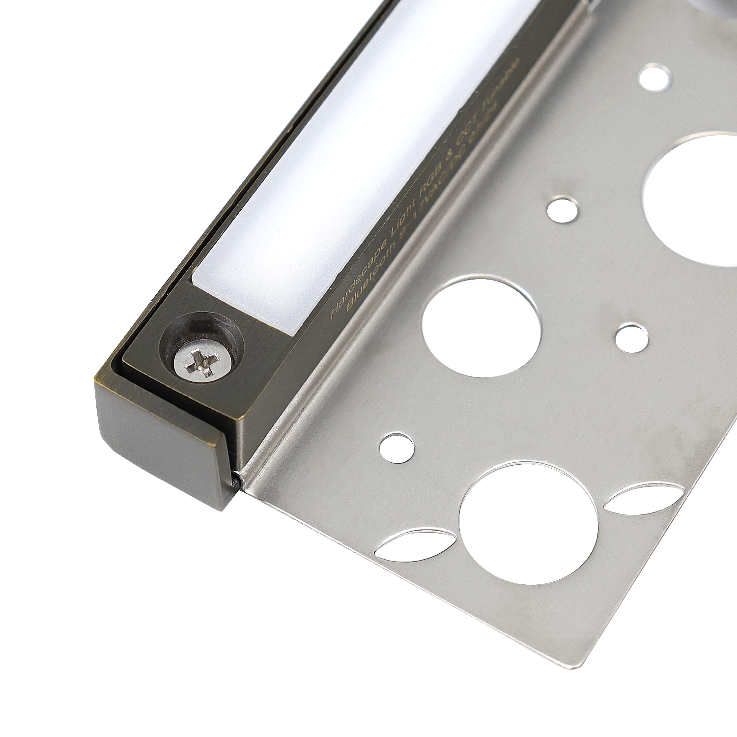 7’’ 12V Brass Waterproof Hardscape Paver Landscape Light with Replaceable LED - hardscape lights