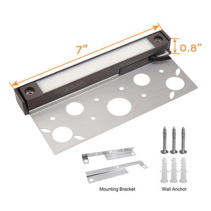 7’’ 12V Brass Waterproof Landscape Light with Replaceable LED