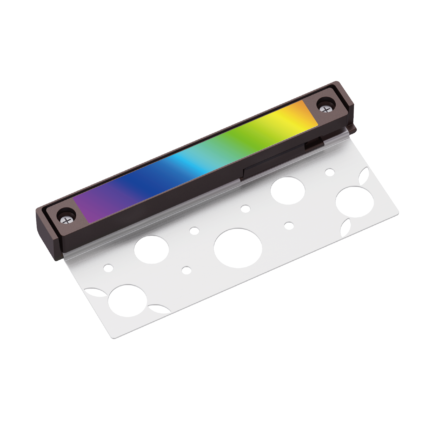 7’’ 3W Landscape Lights Outdoor RGB CCT Tunable Brass Hardscape Paver Fixture - Light Bronze RGBWW Bluetooth