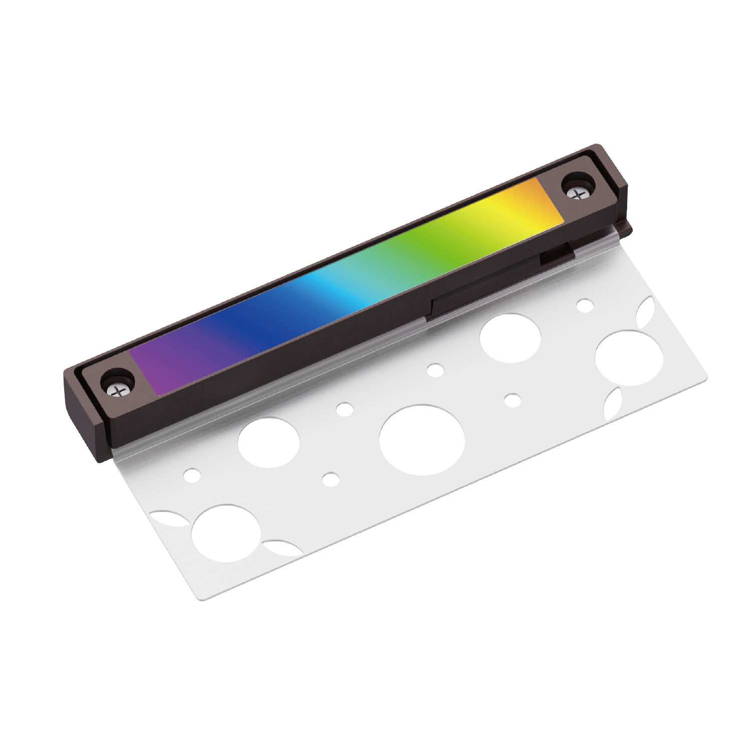 7’’ 3W Landscape Lights Outdoor RGB CCT Tunable Brass Hardscape Paver Fixture - Light Bronze RGBWW Bluetooth