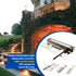 7’’ 3W Landscape Lights Outdoor RGB CCT Tunable Brass Hardscape Paver Fixture - hardscape lights