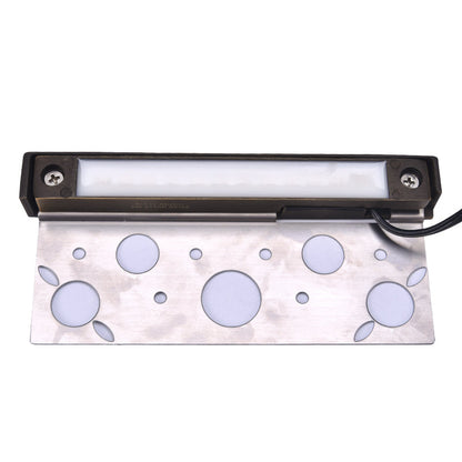 7’’ 3W Landscape Lights Outdoor RGB CCT Tunable Brass Hardscape Paver Fixture