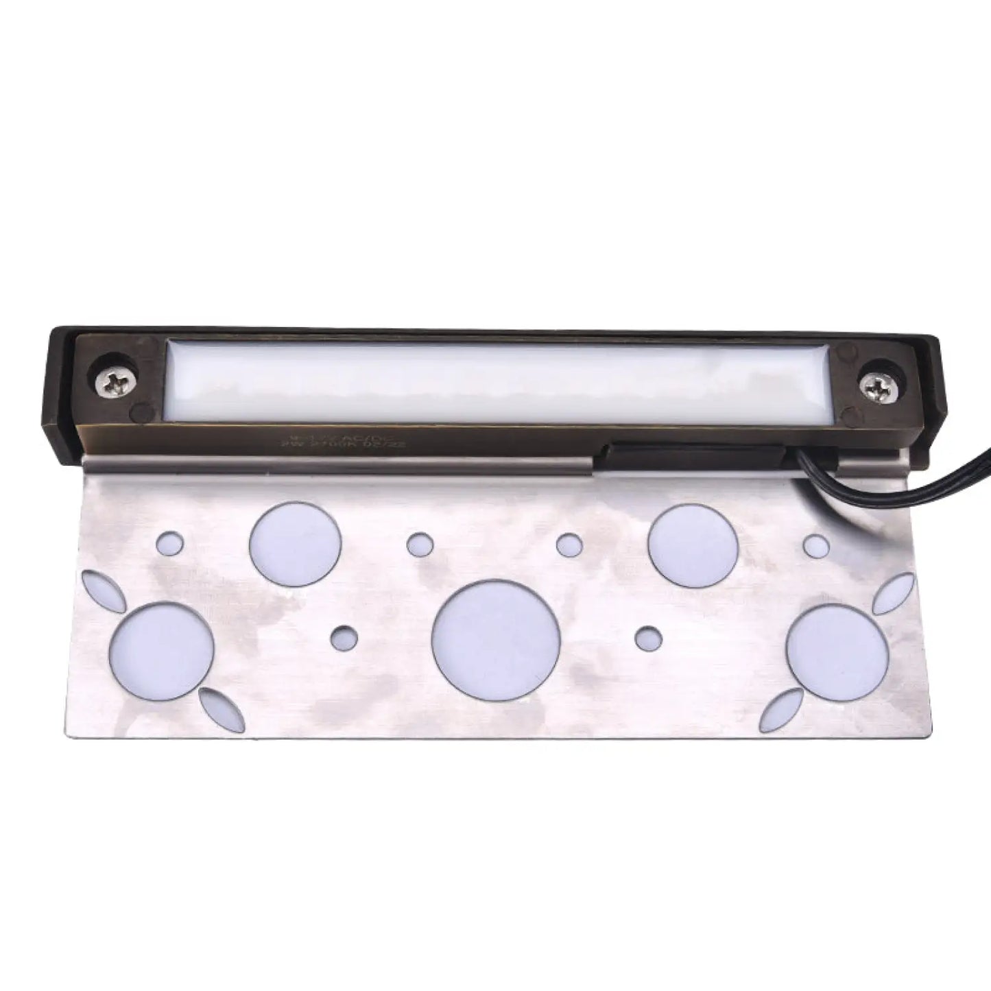 7’’ 3W Landscape Lights Outdoor RGB CCT Tunable Brass Hardscape Paver Fixture