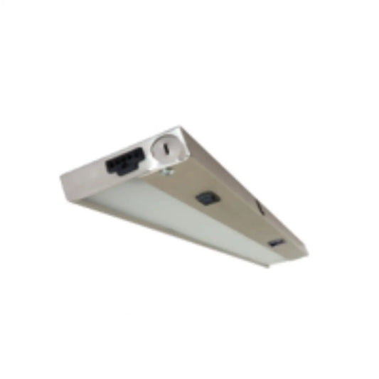 7W 120V 12’’ 5 CCT Undercabinet LED Lights With Adjustable Dimmable Settings - Brush Nickel - Undercabinet Light