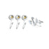 9’’ 12V Puck LED Light Set with 3000K Warm White Touch Dimmer and 150W Plug-In Driver - White - Undercabinet Light