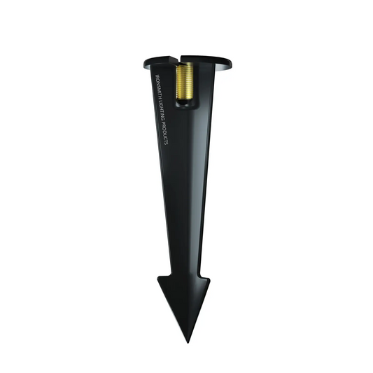 9-Inch In-Ground Stake with Solid Brass 1/2’’ NPT Thread - 1 Pack - Spike