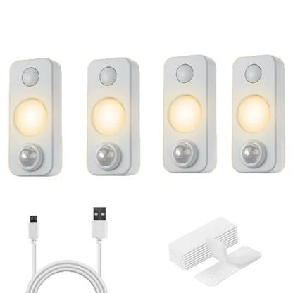 High-Quality Rechargeable Wall Lights With Motion Sensor 4-Pack