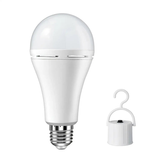 9W R70 LED Fast Charging Bulb for Outdoor Light with Built-in Battery - White - Portable LED Bulb