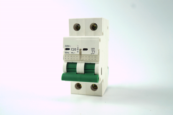2 Pole High-Breaking Miniature Circuit Breaker