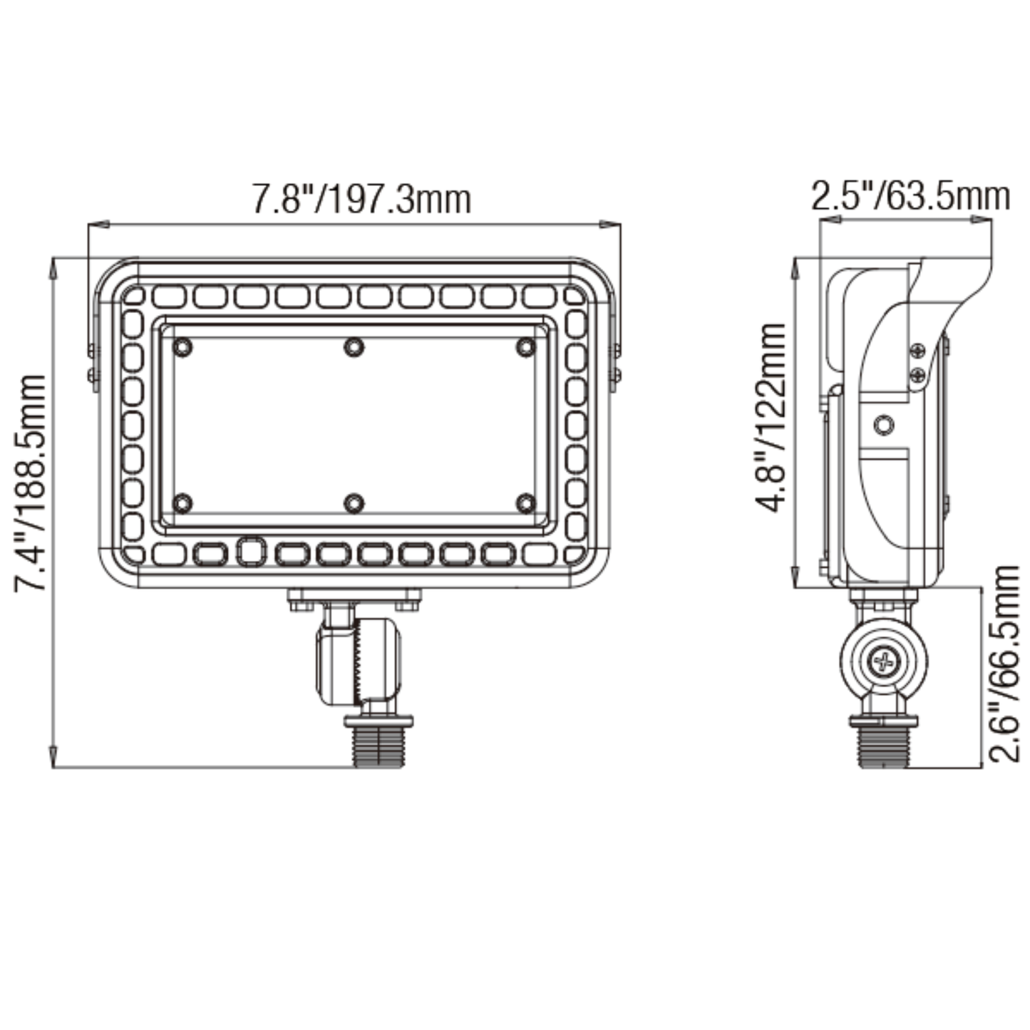 20W Flood Lights for Outside with Waterproof - Garden & Pathway Illumination