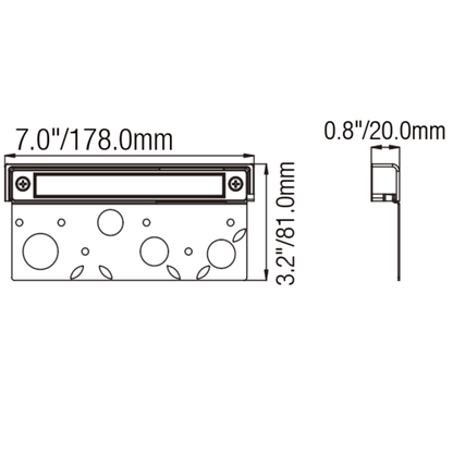 3W Lights for Landscape RGB CCT Smart Tunable Hardscape LED Step Light