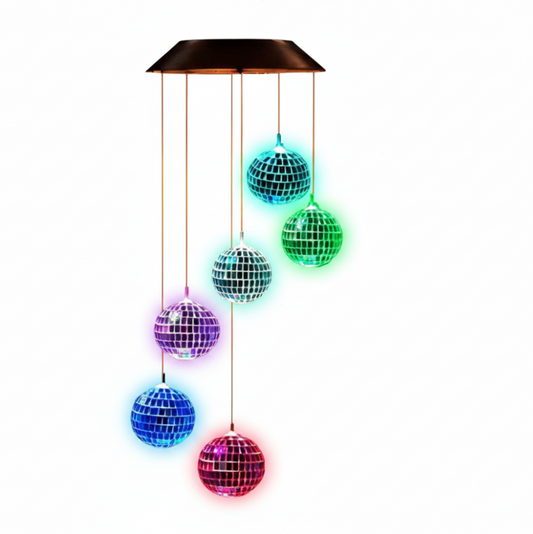 Color Changing Solar Wind Chimes – LED Hanging Light for Garden, Patio, and Yard Decor