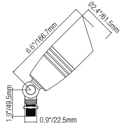 Classic MR 16 Aluminium Up Lights for Outdoor Landscape Lighting