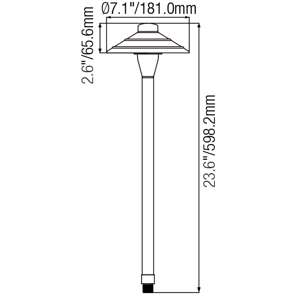 Standard Aluminum G4 Pathway Light for Stylish & Outdoor Illumination