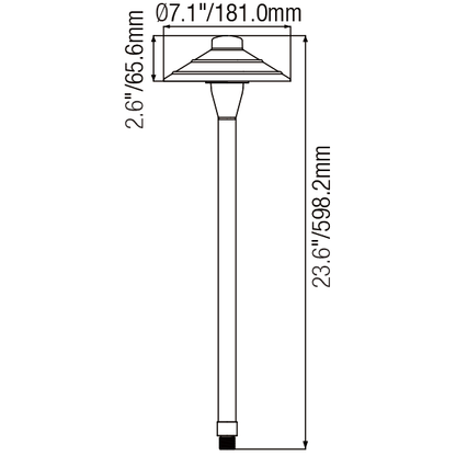 Standard Aluminum G4 Pathway Light for Stylish & Outdoor Illumination