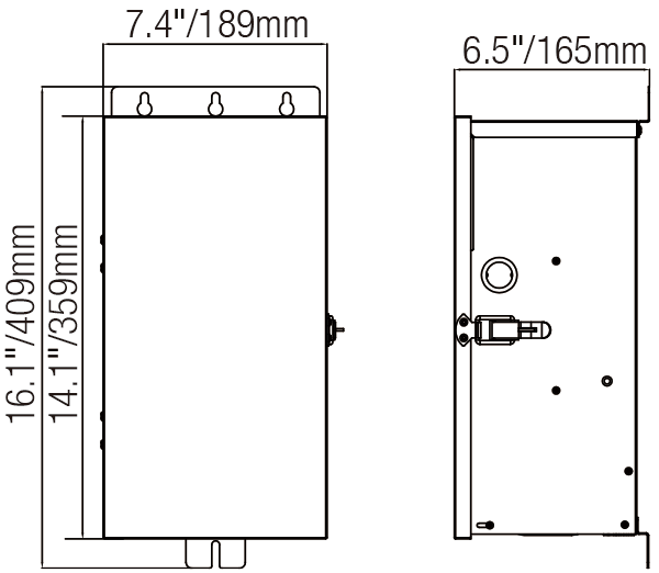 600W Stainless Steel Landscape Transformer with Multi Tap Output