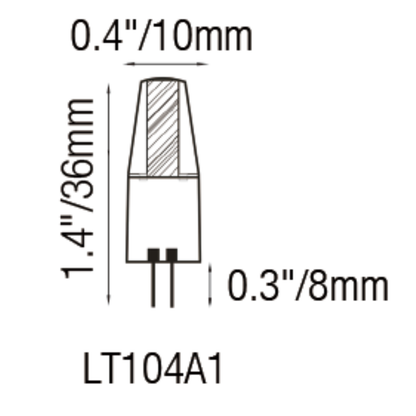 Silicone Bulb G4 LED 2W – Warm White & RGB Low-Voltage Light