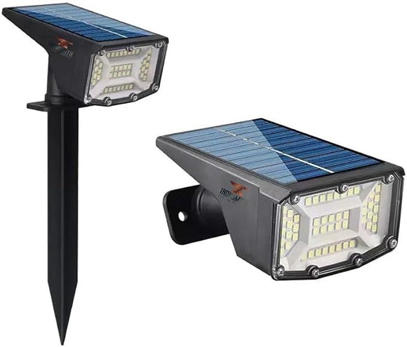 Solar Spotlights with Spike - 2 Pack